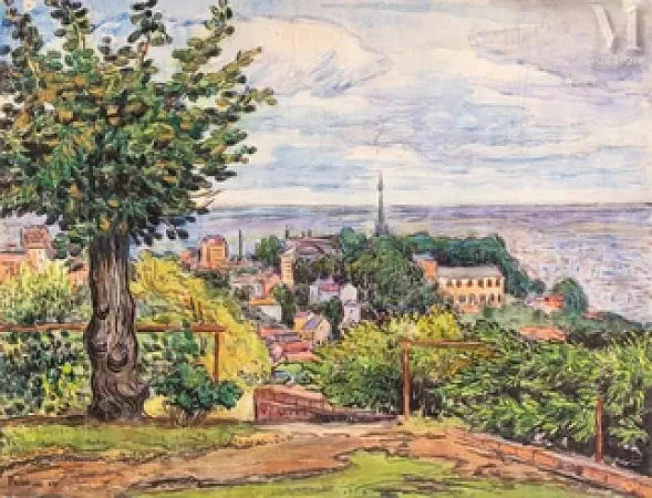Vue d'une ville