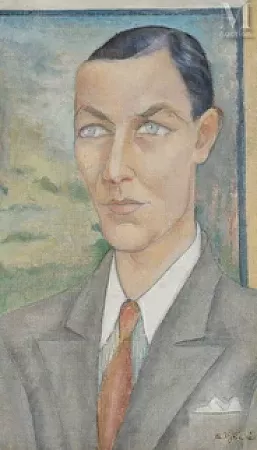 Portrait d'homme à la cravate