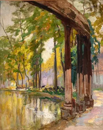 La naumachie du parc Monceau, Paris, Circa 1910