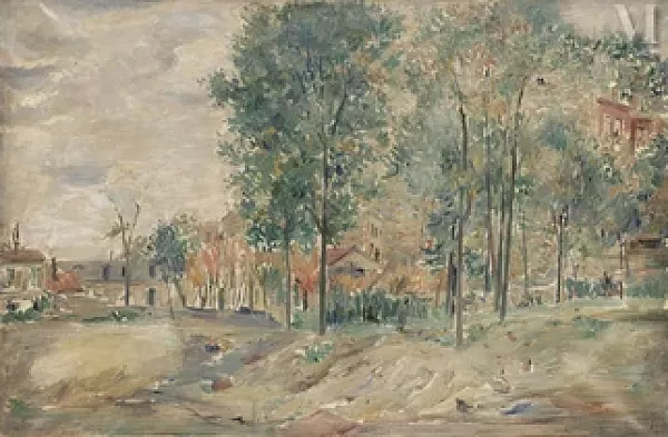 Personnages dans le parc