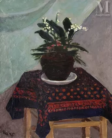 Le muguet sur la table