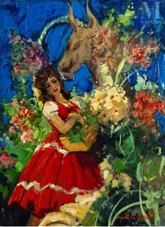 La marchande de fleurs