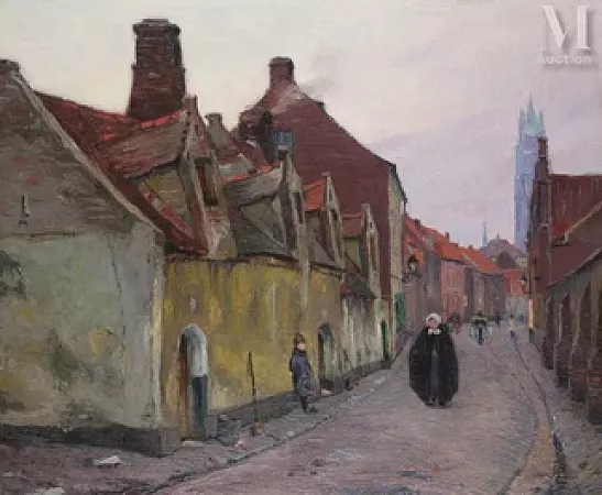 Une rue à Bruges