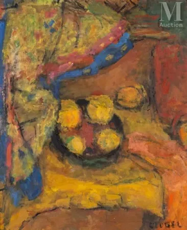 Nature morte aux fruits et au drapé