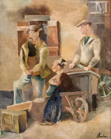 Scène de rue en Bretagne