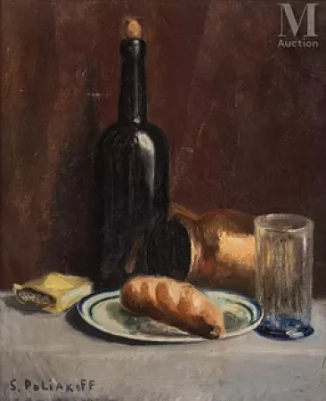 Nature morte au paquet de cigarettes jaune
