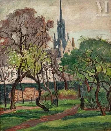 Vue sur la cathédrale d'Amiens