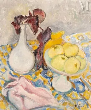 Nature morte aux pommes jaunes