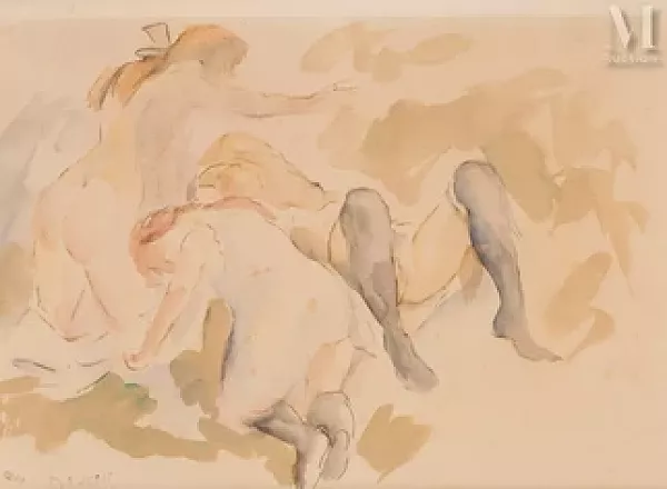 Etude de trois nus ou La sieste