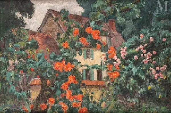 La maison aux rosiers en fleurs