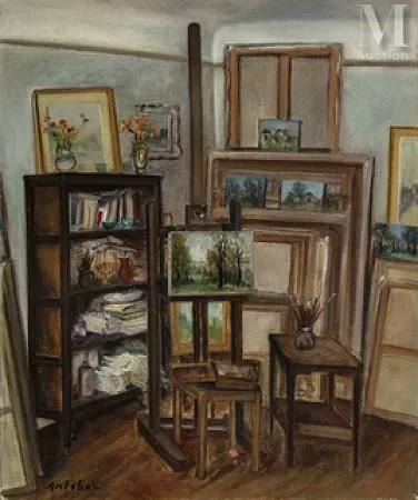 L'atelier du peintre à Malakoff
