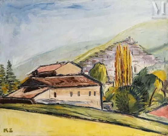 Paysage aux collines