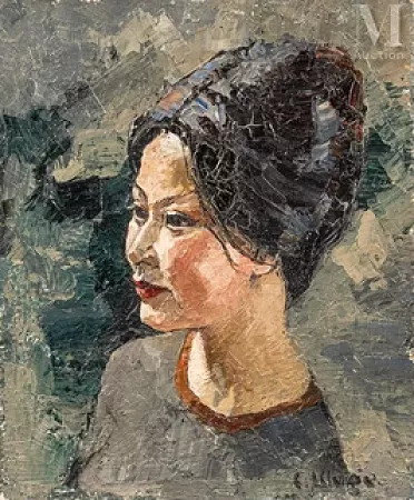 Portrait d'une jeune femme asiatique