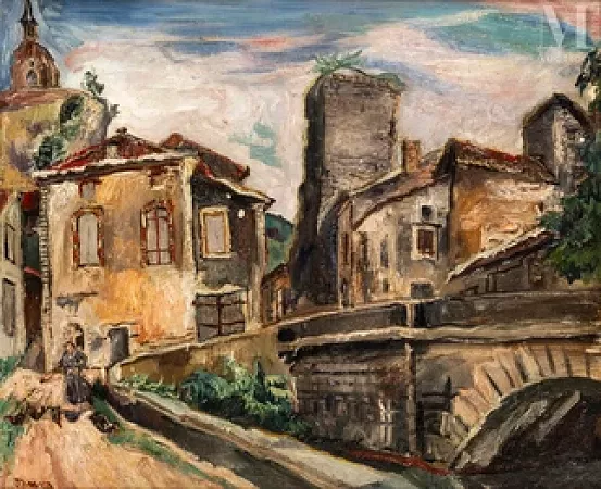 Le village de Laroque-des-Arcs