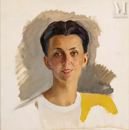 Portrait de l'épouse de l'artiste, Anna Stepanovna Sorine