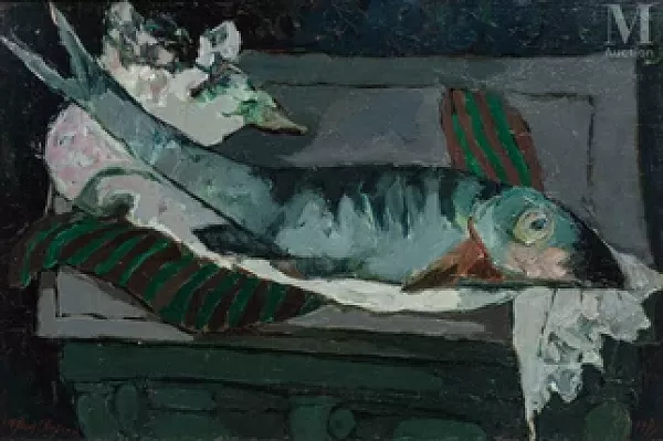 Nature morte au poisson