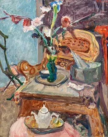 Nature morte à la théière