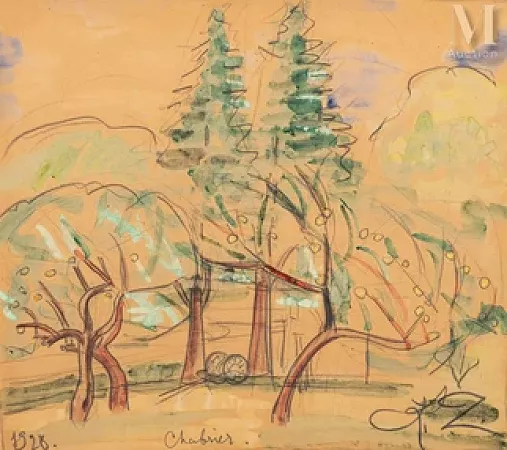Le jardin à Chabrier