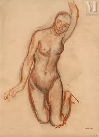 Etude pour le tableau Moïse sauvé des eaux