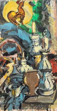 Nature-morte au coq