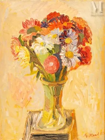 Bouquet de fleurs sur une table