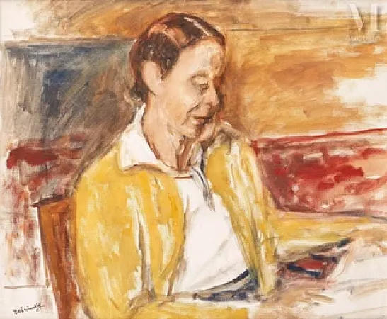 Liseuse, Portrait de Vera Dobrinsky