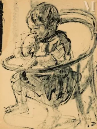 Portrait de Boris Tarkhoff, fils de l'artiste