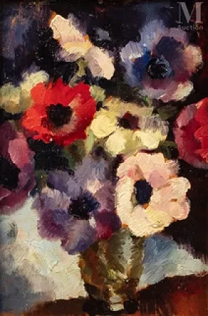 Nature morte aux anémones
