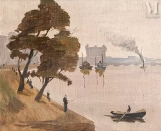 Pêcheurs sur les quais