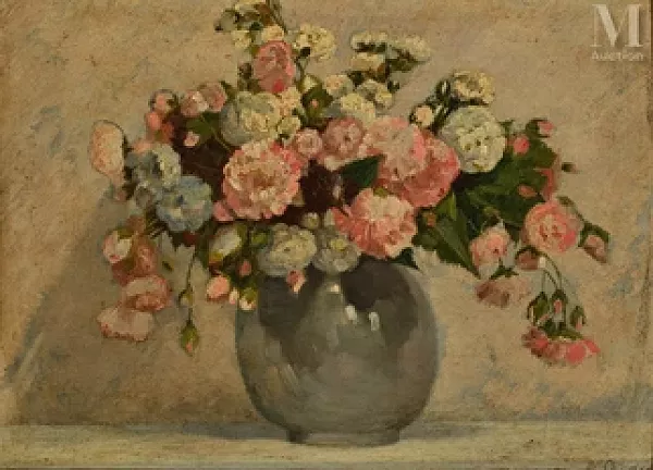 "Vase of fowers"
