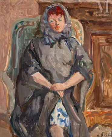 Le modèle au foulard