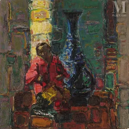 Vase dans un intérieur