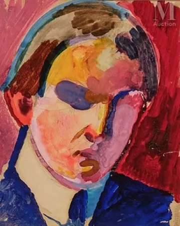 Tête de jeune homme