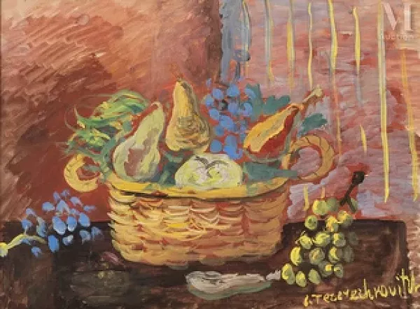 Composition à la corbeille de fruits