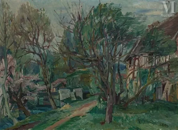 Paysage de campagne, Seine et Marne Réalisé en 1934