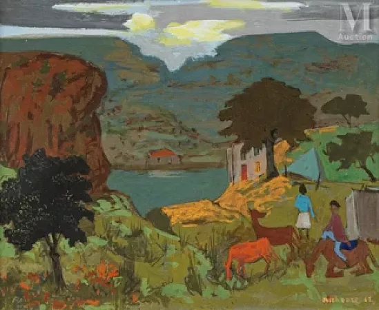 Paysage animé