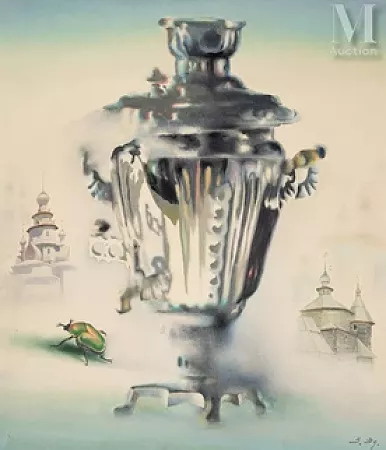 Samovar au scarabée
