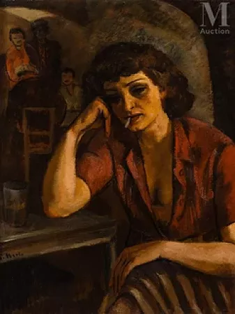 Scène de bar
