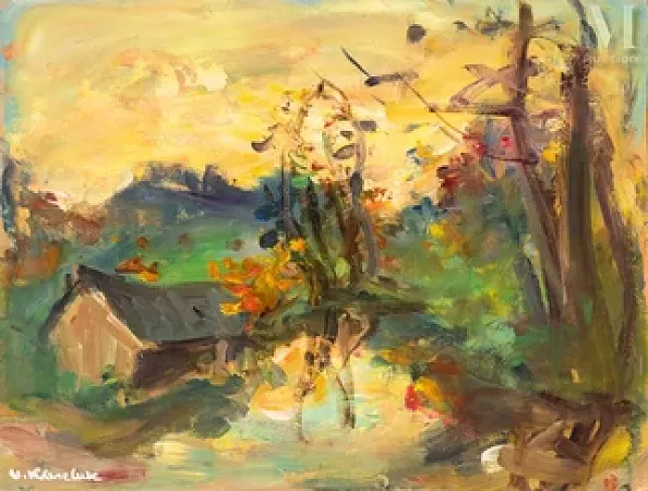Paysage au bord du Loir