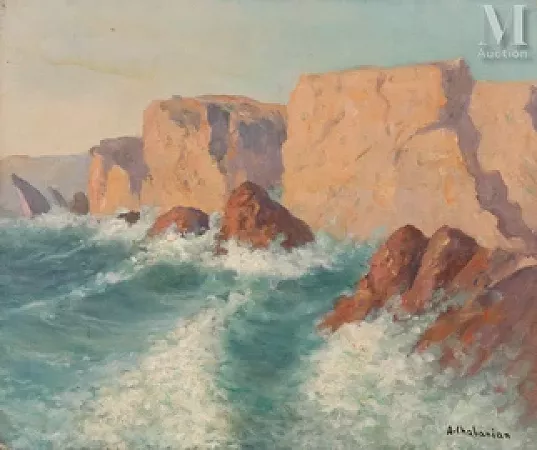 Bord de mer à Trégastel, Bretagne