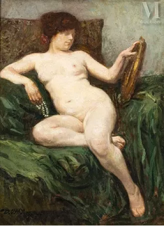 Nu au miroir