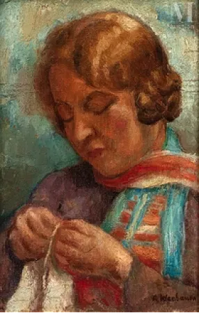 Femme à la couture