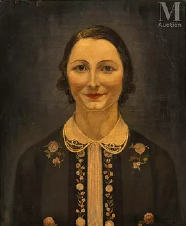 Portrait de Julienne Lullier (Femme de l'artiste) (Portrait of Julienne Lullier (Chiparus' wife)