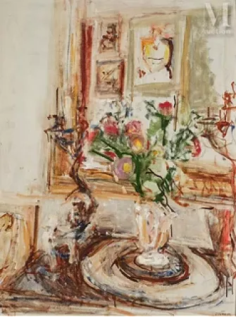 Bouquet dans un intérieur