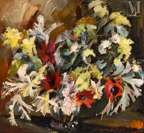 Fleurs dans un vase
