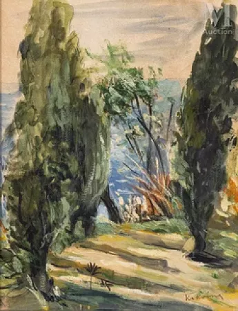 Les cyprès