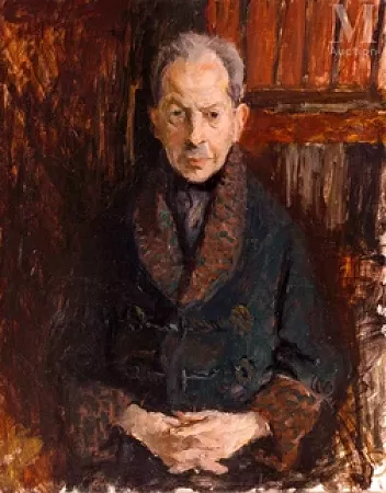 Portrait d’homme au manteau de fourrure