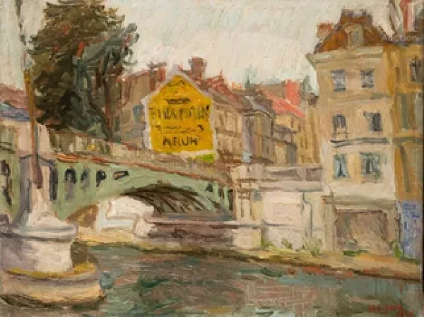 Le pont à Melun