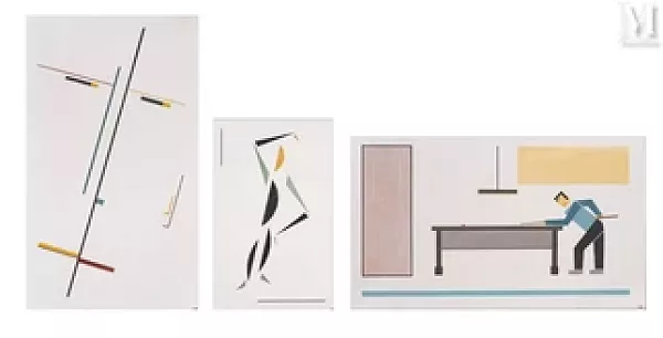 Lot de trois oeuvres: