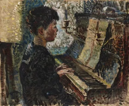 Jeune garçon au piano